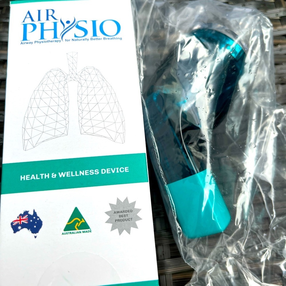 New sealed in box AirPhysio Health and Wellness Breathing device